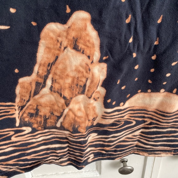 Brass Arrow Indie Black and Bleached Sleeveless Dress Whimsygoth Witch Goth S - Picture 9 of 9